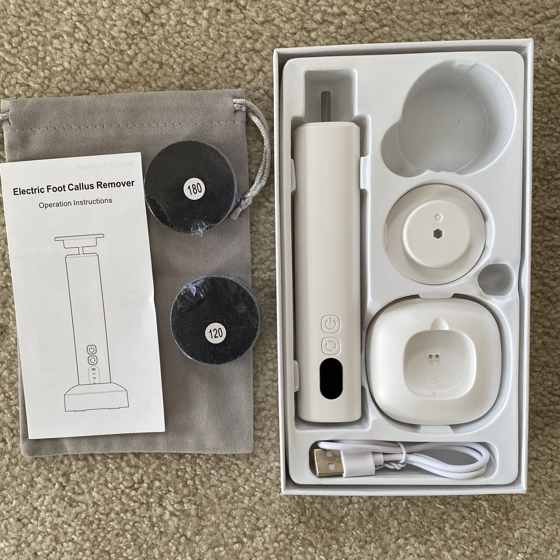 New Cordless Electric Foot Callus Remover