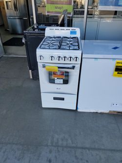 Avante Gas Stove 20 Inch White 