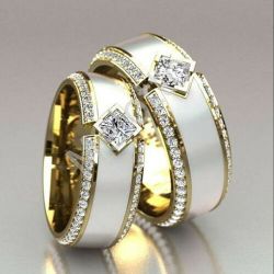 *NEW ARRIVAL* 1 PC Dazzling White Sapphire Wedding Band Ring Sizes 6 - 10 *See My Other 600 Items*
