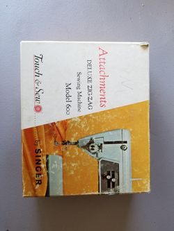 Singer Touch & Sew Attachments for Model 600