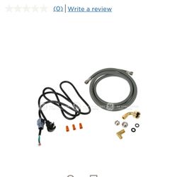 DISHWASHER CONNECTION AND POWER CORD KIT  5’ hose connection  Brand new 