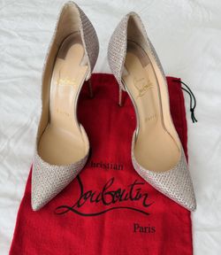 Christian Louboutin Paris Heels Size 37 1/2  7 1/2