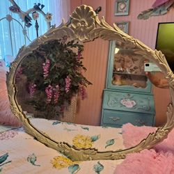 Large Beautiful French Mirror 