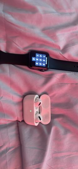 Apple Watch and AirPod pros