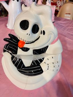 Jack and zero cookie jar $50