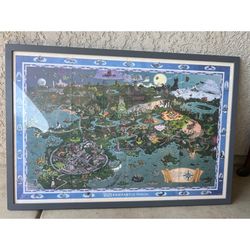 Disney D23 Fantastic Worlds Map In Frame
