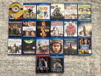 Blu Ray Movies $3 each or $10 for 4pcs