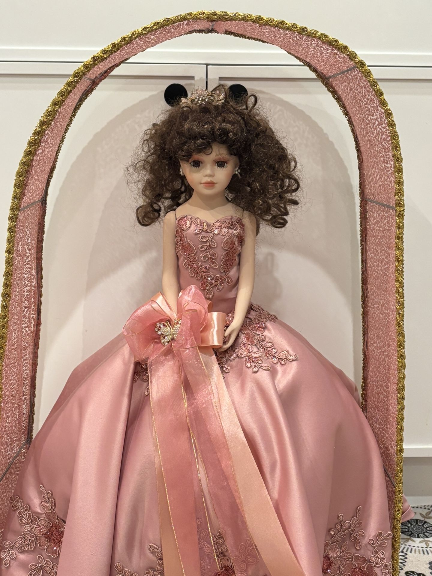 Blush Pink QuinceaƱera Doll - New