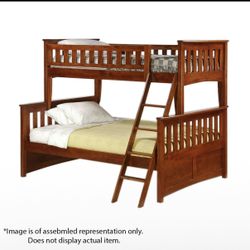 Bunk bed frame
