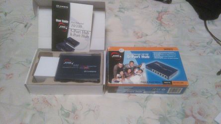 Fast Ethernet 10 / 100 5- Port Hub Wired
