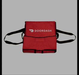 Official Doordash insulated pizza delivery bag