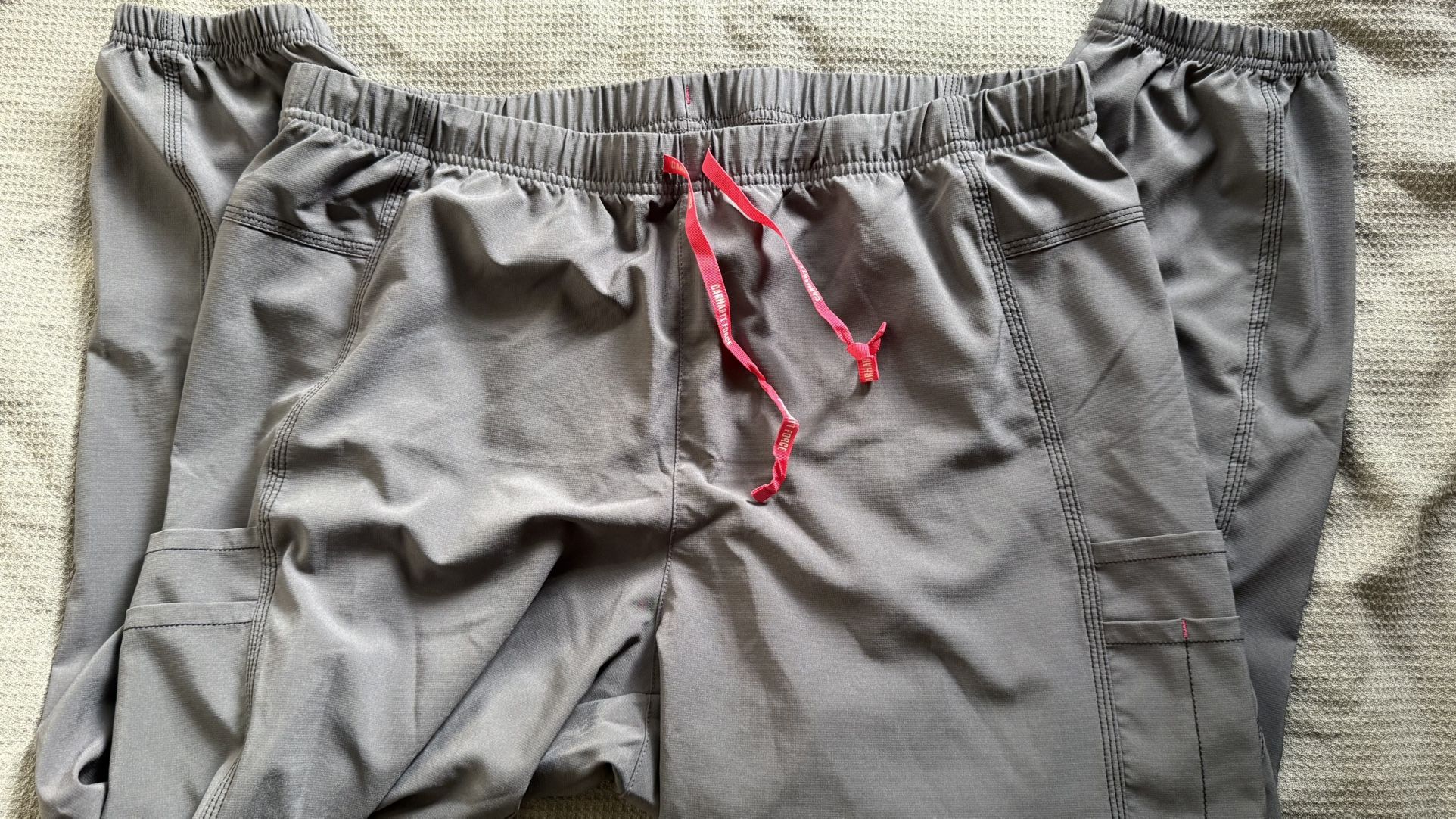 Carhartt Force Scrub Pants Women XXL Regular Gray C52610 Cargo Stretch Workwear