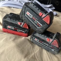 Milwaukee Batteries 