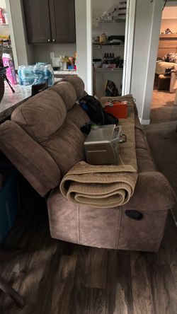 Free used brown couch