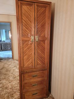 2  Thomasville Solid Oak Dressers