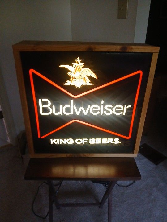 Budweiser Beer Sign