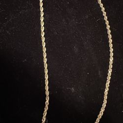 10kt Gold Rope Chain
