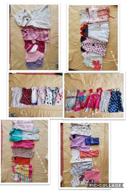 Lots of girls clothes from size 0-5 years old
