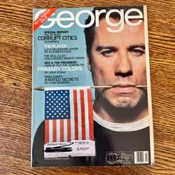 George Magazine, March 1998, John Travolta/Sex & Power Issue, VERY GOOD Cond.