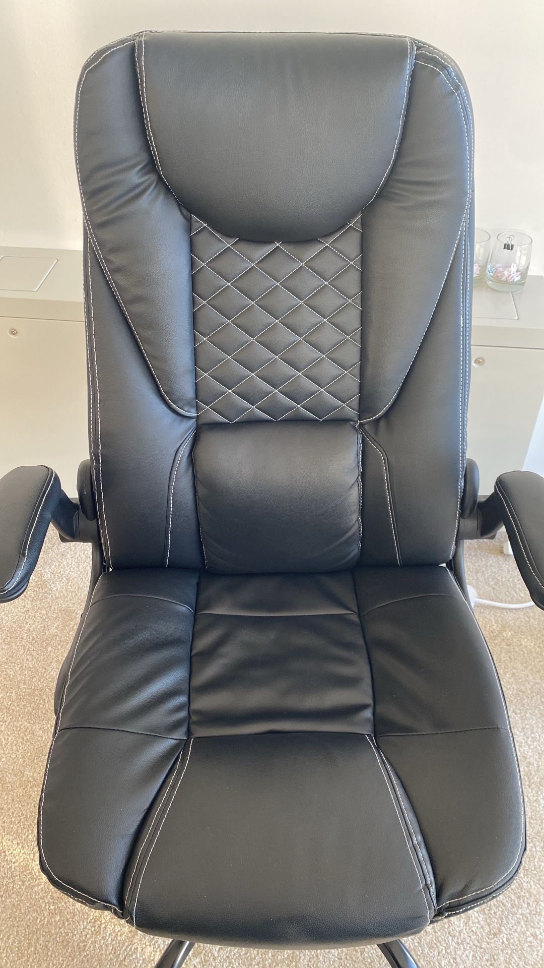 Executive Chair - Leather Seat and Arm Rest
