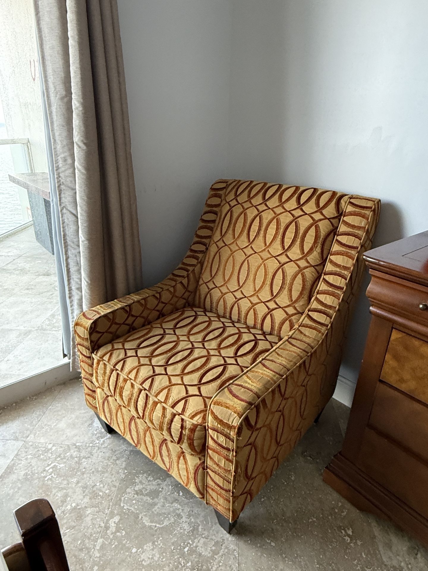 Kevin Charles Upholstery Armchair – Solid Wood Frame
