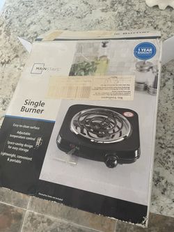 Brand-new single burner by mainstays