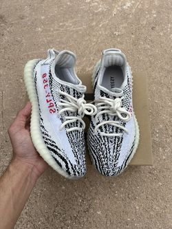 Zebra Yeezy 350s Size 6men