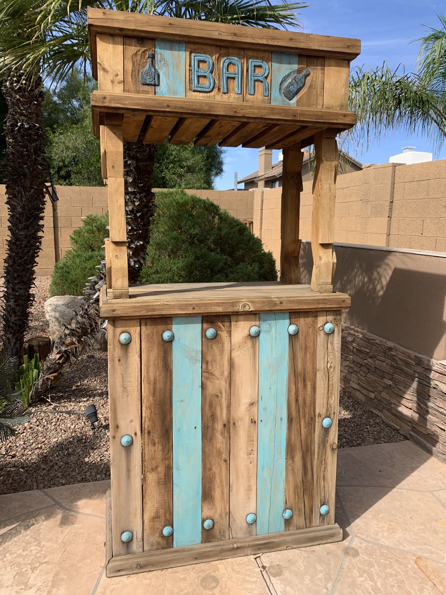 Rustic Pine Cantina Bar 