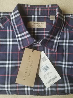 Burberry button up shirt brand new authentic