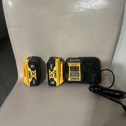 5AH Dewalt Batteries 