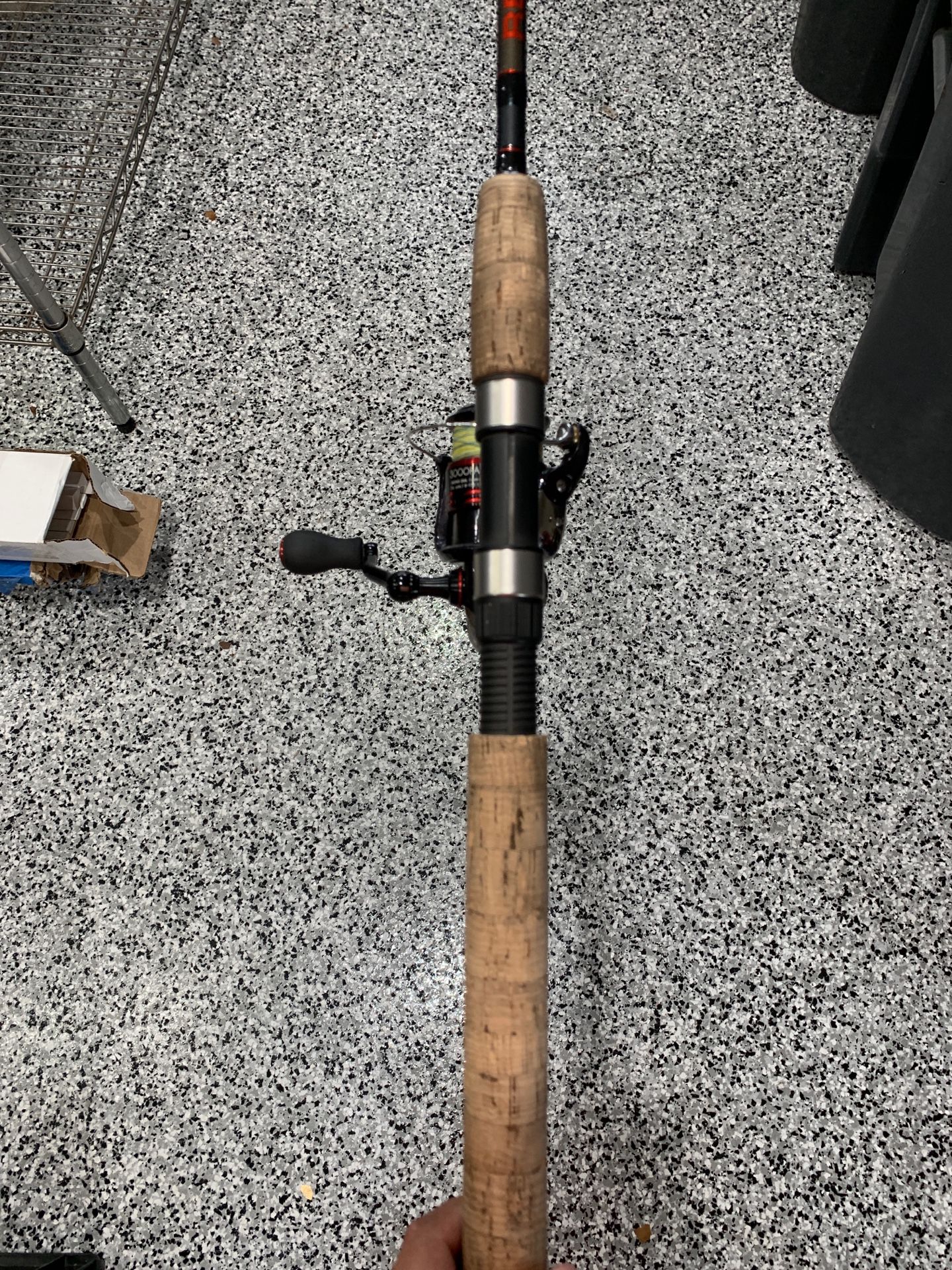 Fishing rod and real
