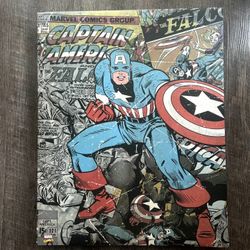 Captain America Vintage Comic Canvas – Great Christmas Gift  