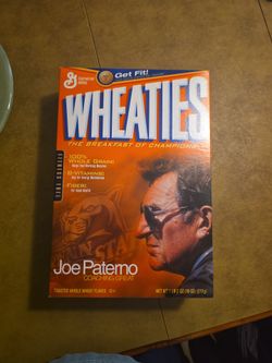 Joe Paterno Wheaties box
