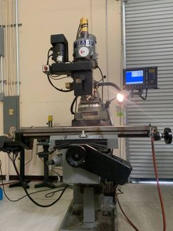 2009 Sharp TMV with 3 Axis Act-Rite MILLPWR CNC Control Vertical Mill