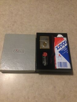 Vintage Zippo lighter gift box