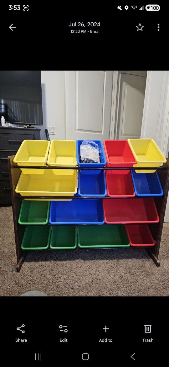 Toy Storage BOXES 16 organizational Boxes