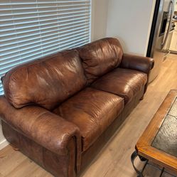 Thomasville Leather Couch