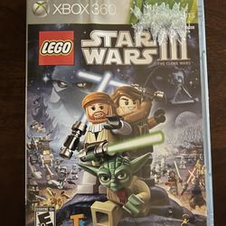 Star Wars III Clone Wars Xbox 360 Video Game
