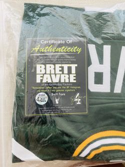 Brett Favre Autographed Jersey