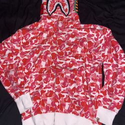 Bape Full Zip Pink