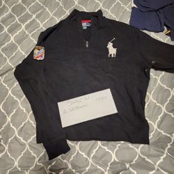 Ralph Lauren Polo 1/4 Zip Sweatshirt Sz L
