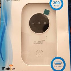 Mobile Router, 4G LTE 5G Hotspot 300Mbps