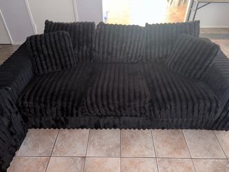 Black 2pcs couch