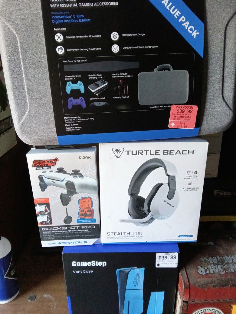 PS5 Unopened Accessories -