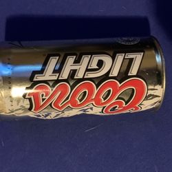 Vintage Coors light beer can replica coin bank