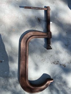 Vintage Pronto 408 drop forged steel C-clamp