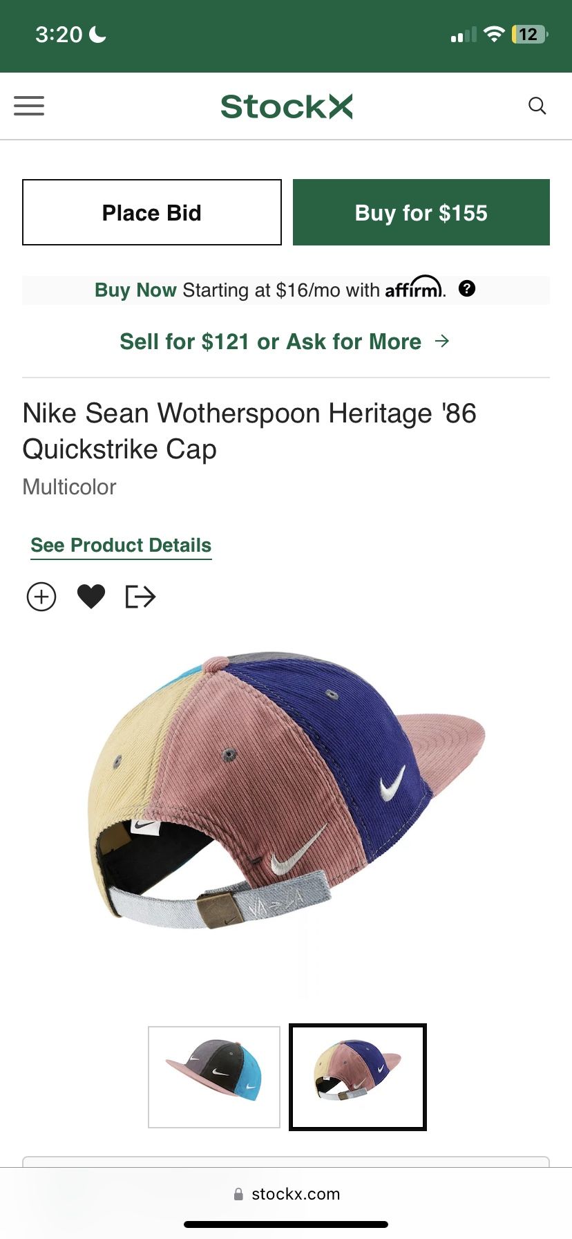 nike sean wotherspoon heritage 86 quickstrike cap