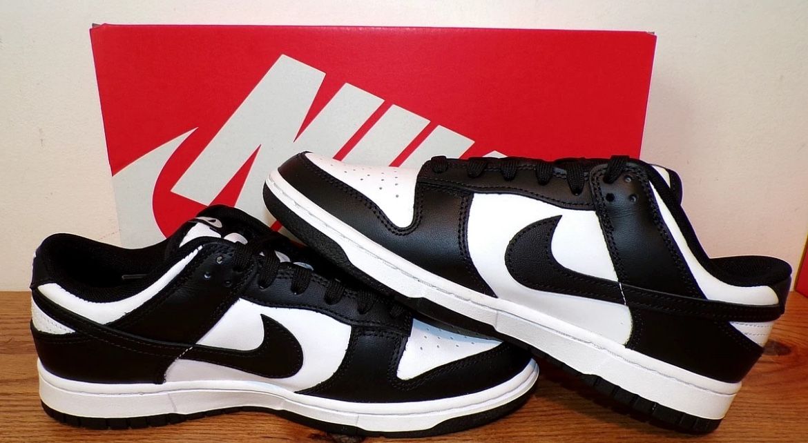 Nike Dunk Low Retro MEN'S White Black Panda DD1391-100 Sneakers Shoes