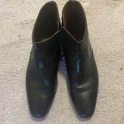 Aldo Black Leather Boots