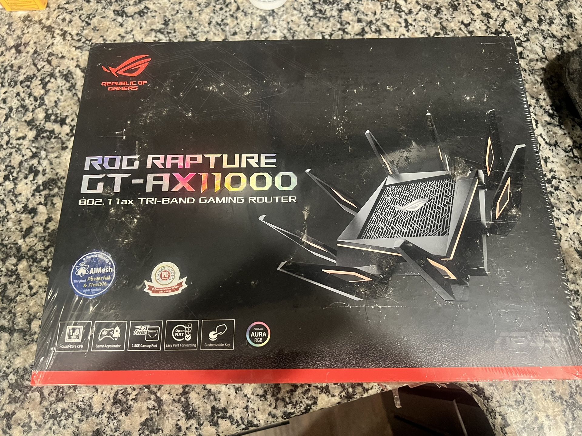 ASUS ROG Rapture GT-AX11000 Tri-Band WiFi 6 Gaming Router [BRAND NEW SEALED IN BOX]